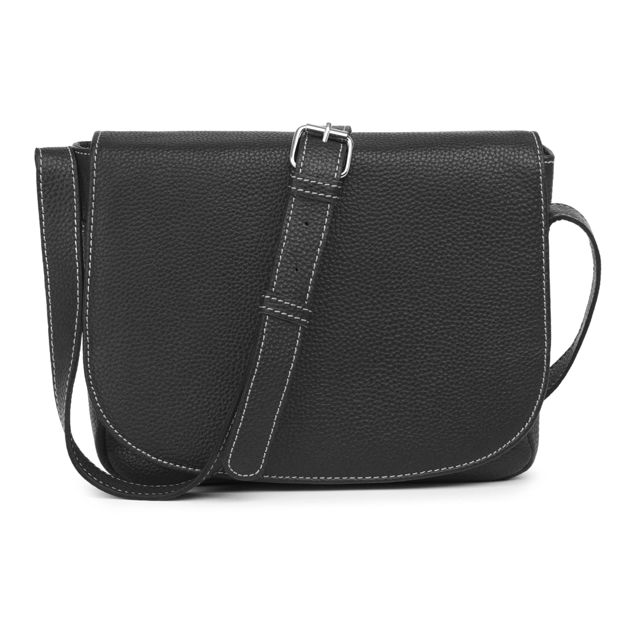Geanta de dama, Aida GT3864, piele naturala, Negru - poza 3