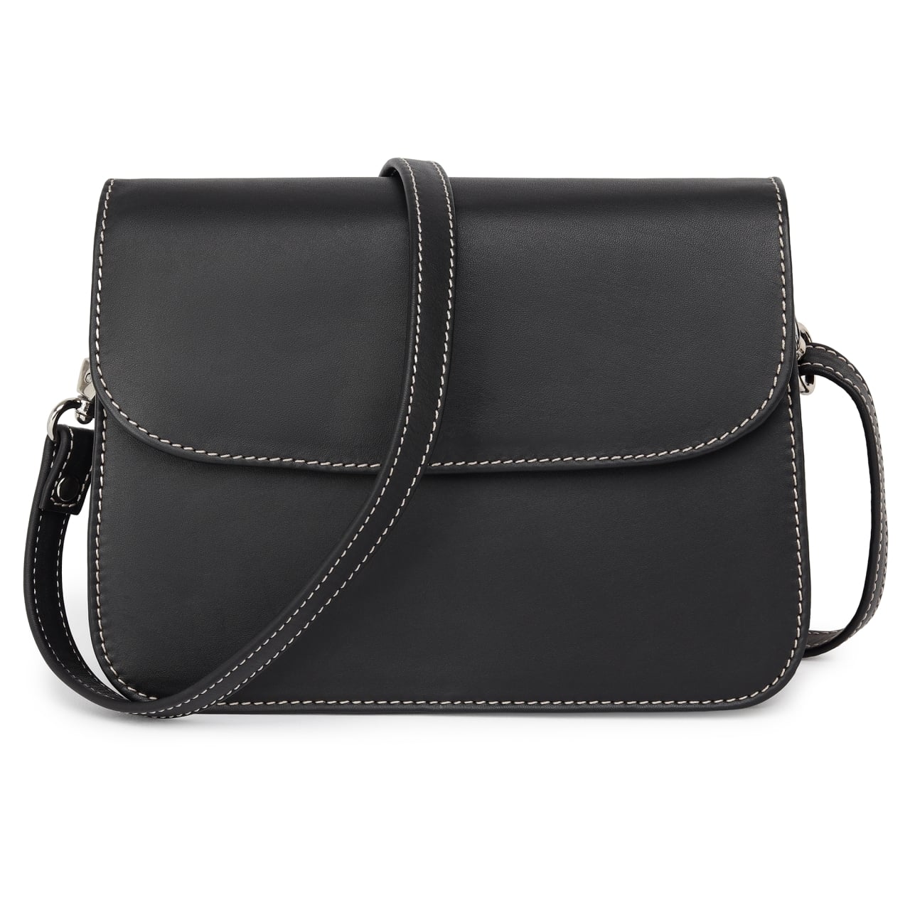 Geanta de dama, Amely GT3878, piele naturala, Negru - poza 1