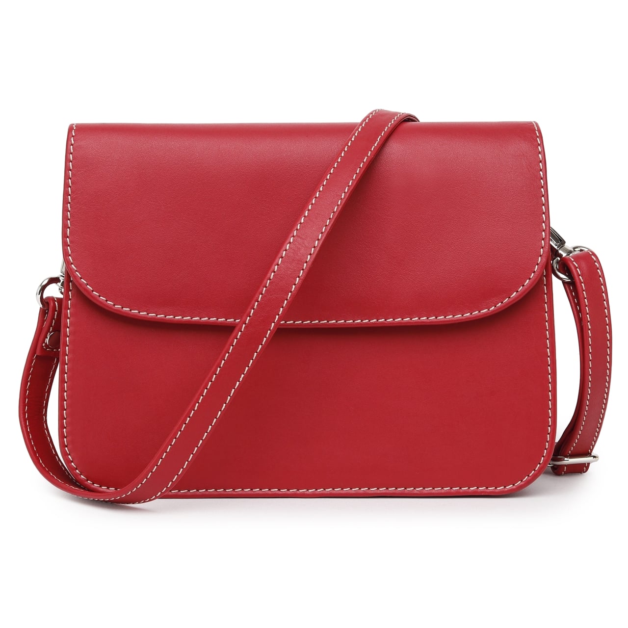 Geanta de dama, Amely GT3879, piele naturala, Rosu - poza 1