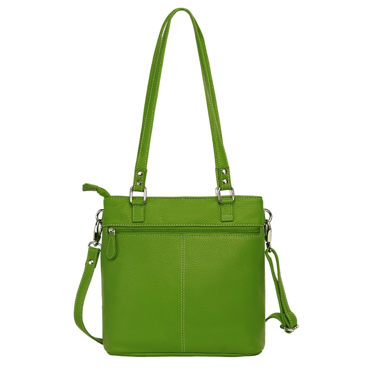 Geanta de dama, Anne GT3855, piele naturala, Verde - poza 1