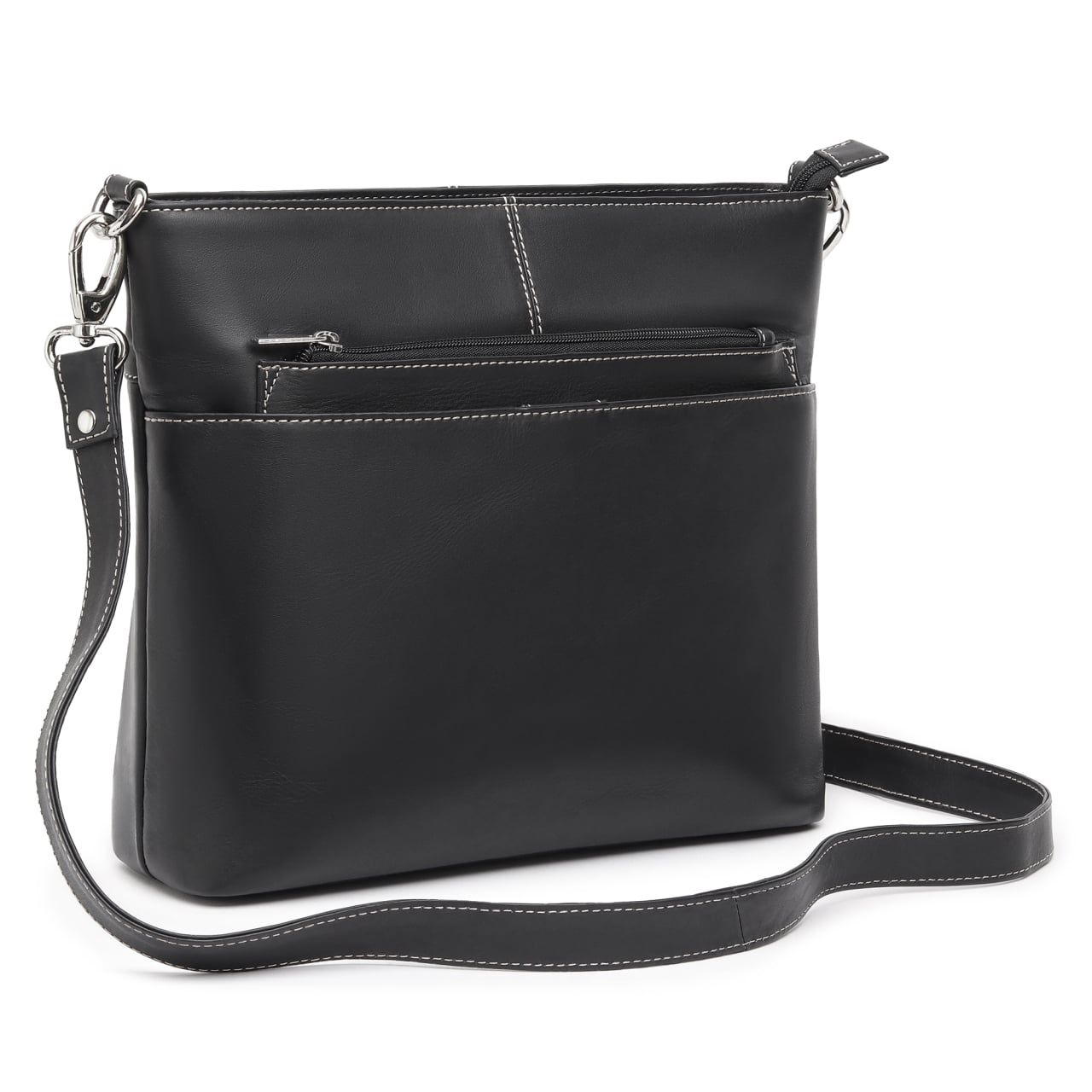 Geanta de dama, Elisabeta GT3886, piele naturala, Negru - poza 1