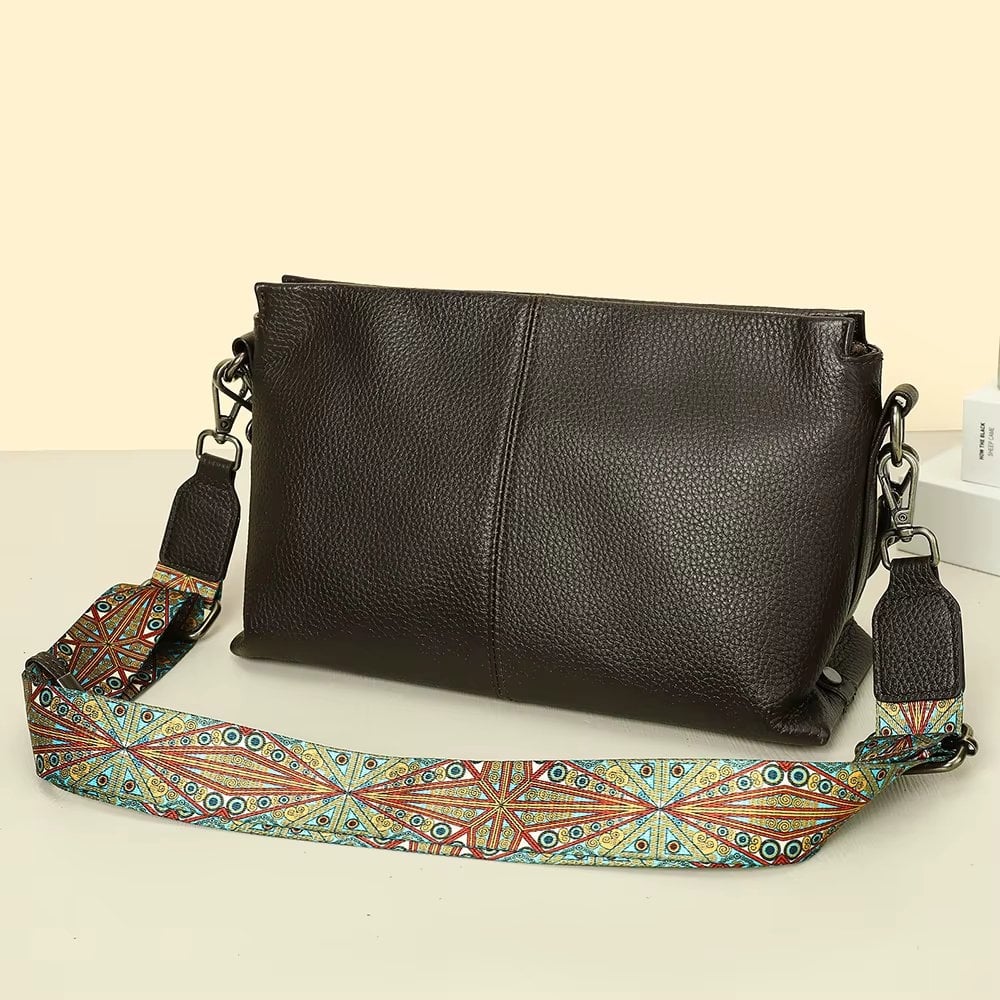 Geanta de dama, Isabela GT3818, piele naturala, Negru - poza 4