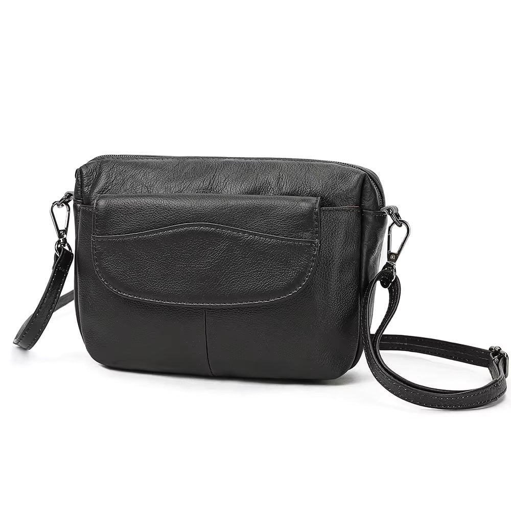 Geanta de dama, Julia GT3827, piele naturala, Negru - poza 1