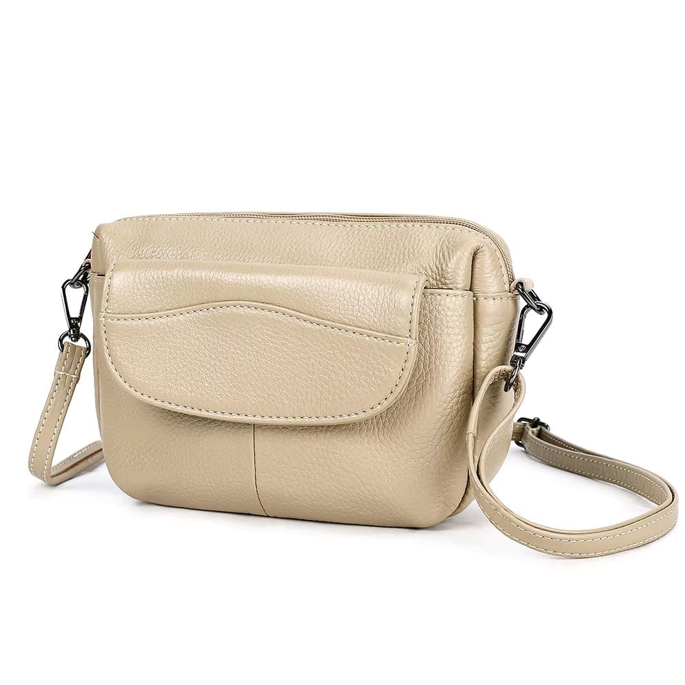 Geanta de dama, Julia GT3830, piele naturala, Crem - poza 1