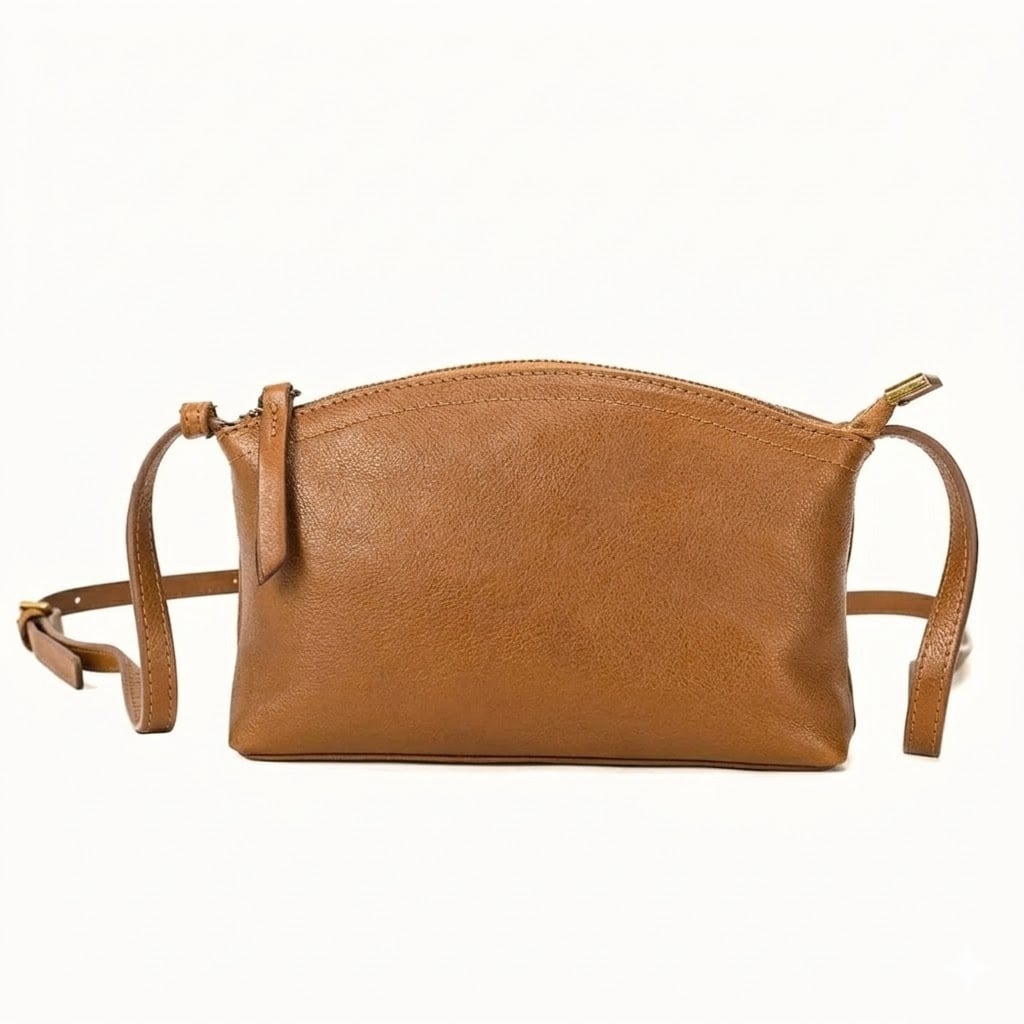Geanta de dama, Katy GT3825, piele naturala, Maro - poza 1