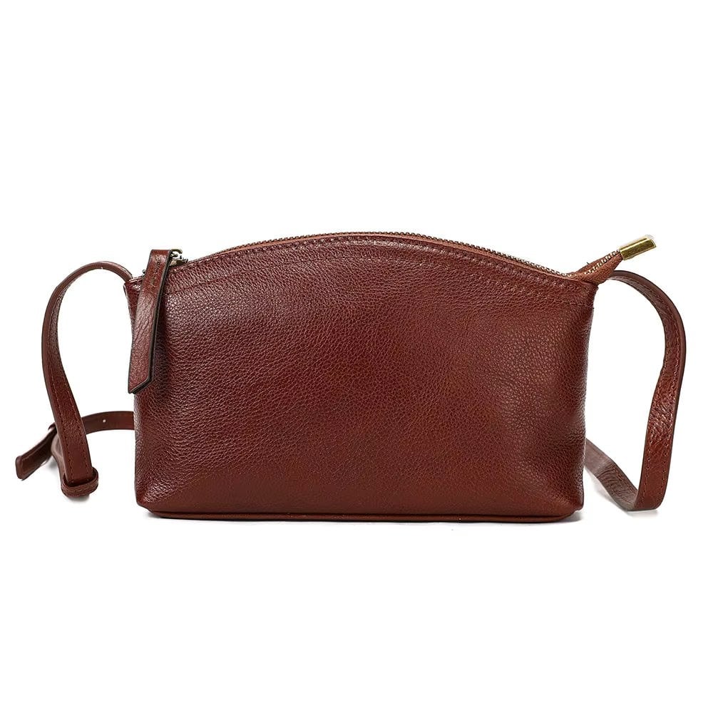 Geanta de dama, Katy GT3826, piele naturala, Bordo - poza 1