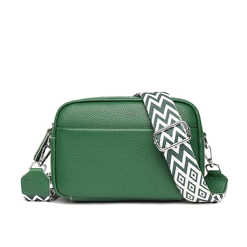 Geanta de dama, Leocadia GT2766, piele naturala, Verde - poza 1