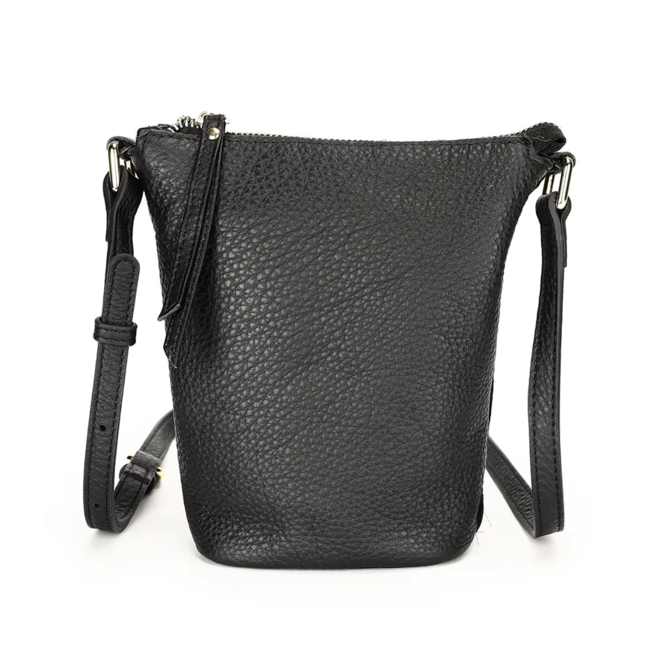 Geanta de dama, Lorien GT3215, piele naturala, Negru - poza 1