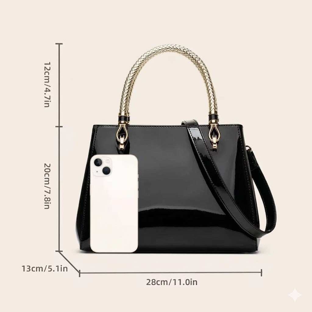 Geanta de dama, Nixy GT3210, Negru - poza 4