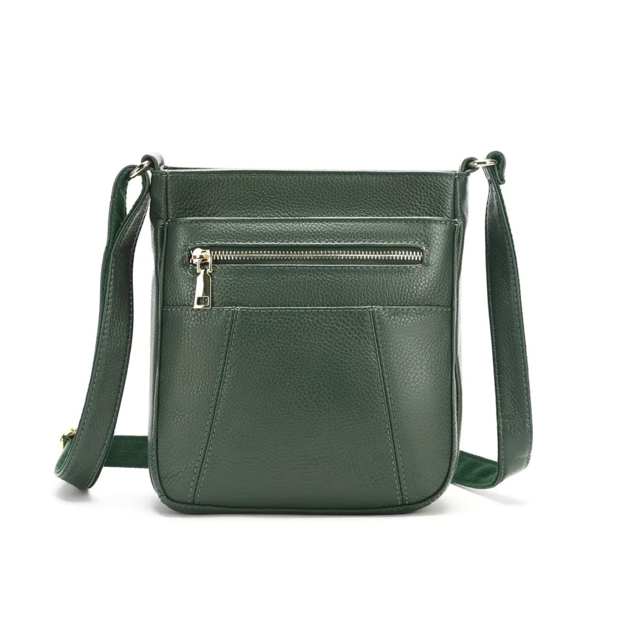 Geanta de dama, Saphira GT3205, piele naturala, Verde - poza 1