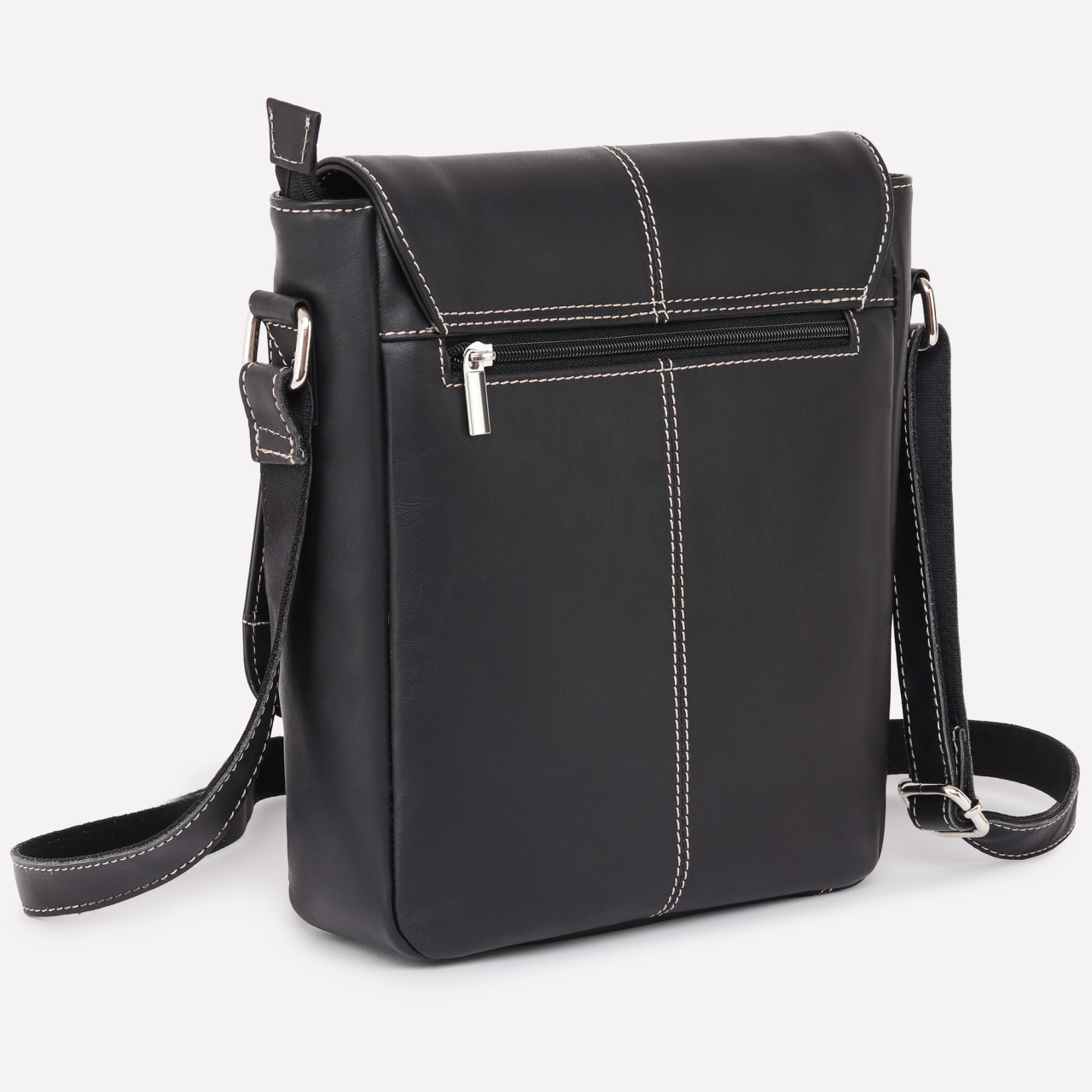 Geanta de umar unisex, Gabrielle, GT3872, piele naturala, Negru - poza 3