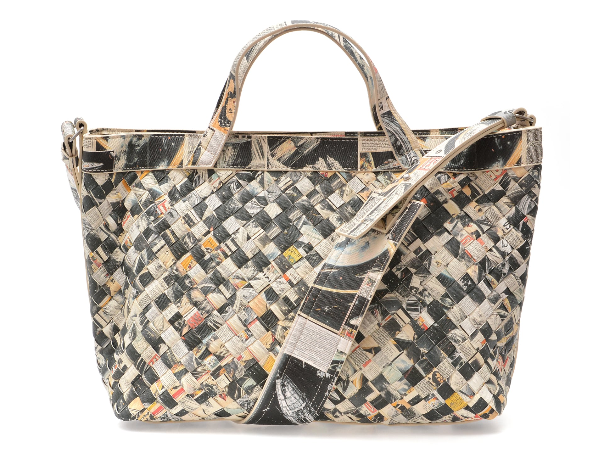 Geanta DESIGUAL multicolor, WAXP65, din piele ecologica