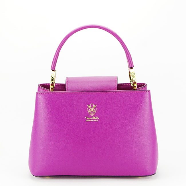 Geanta din piele naturala 8950 120 Fucsia