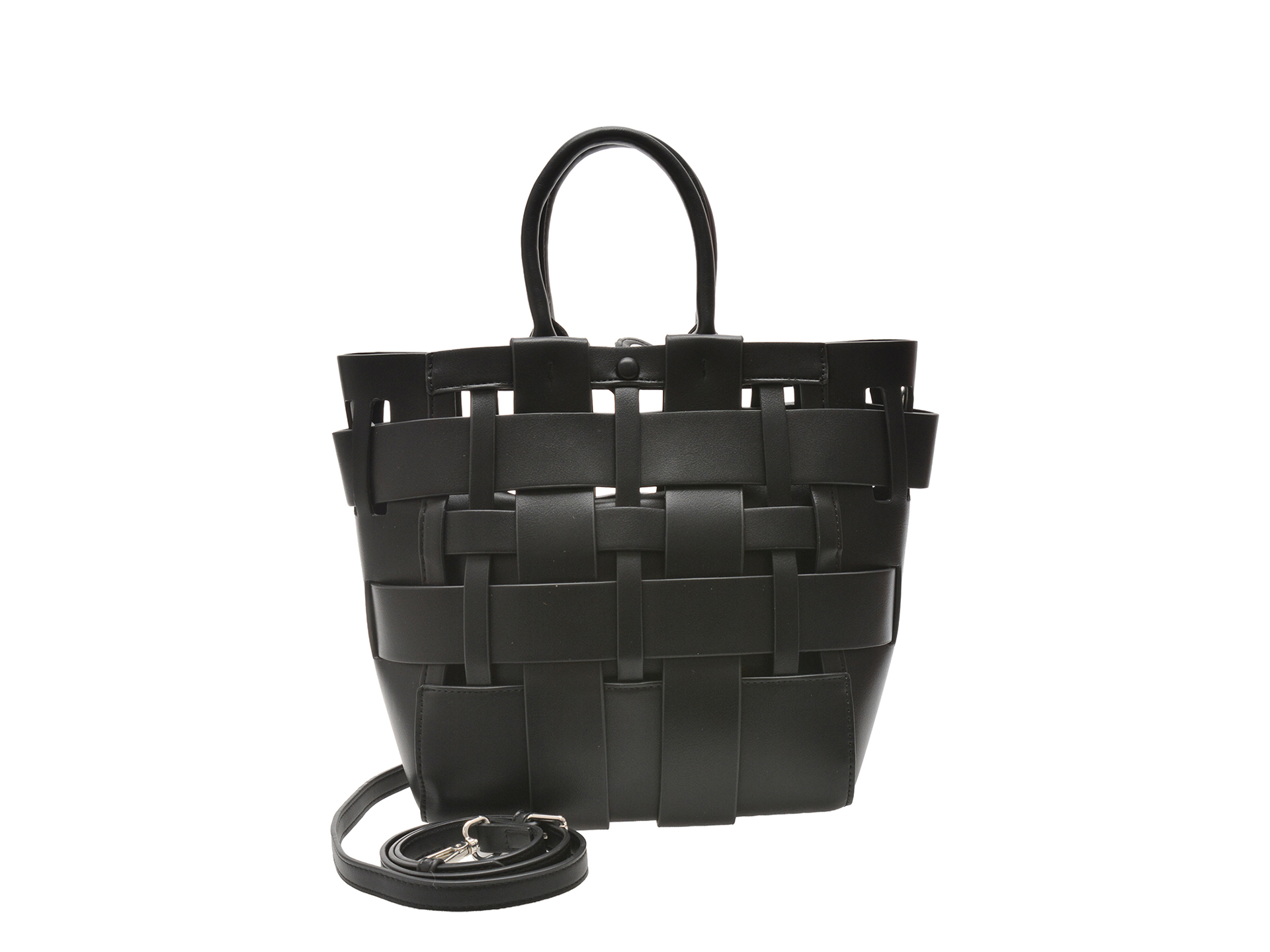 Geanta EPICA neagra, NF008, din piele ecologica