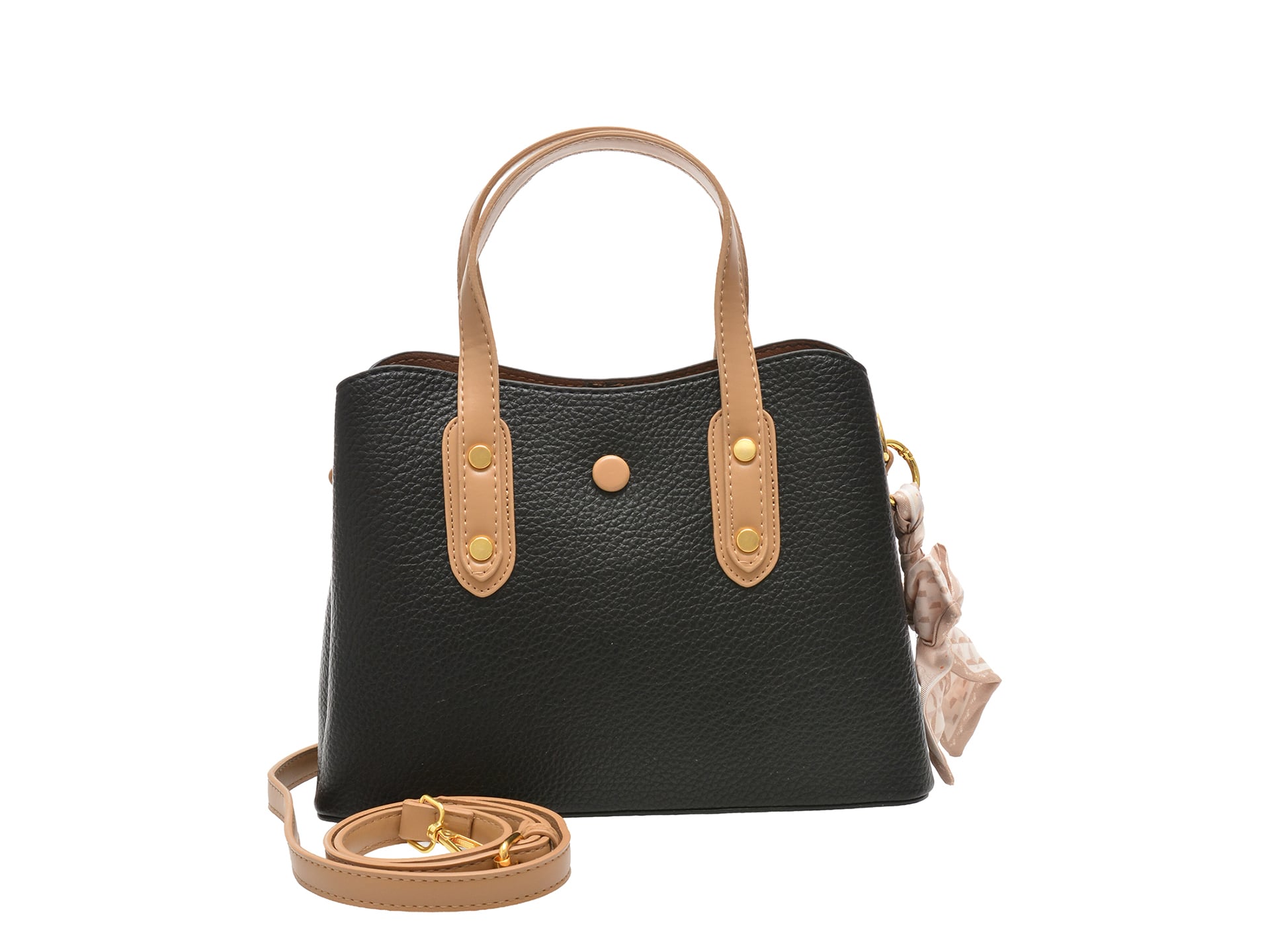 Geanta FLAVIA PASSINI neagra, 58012, din piele ecologica