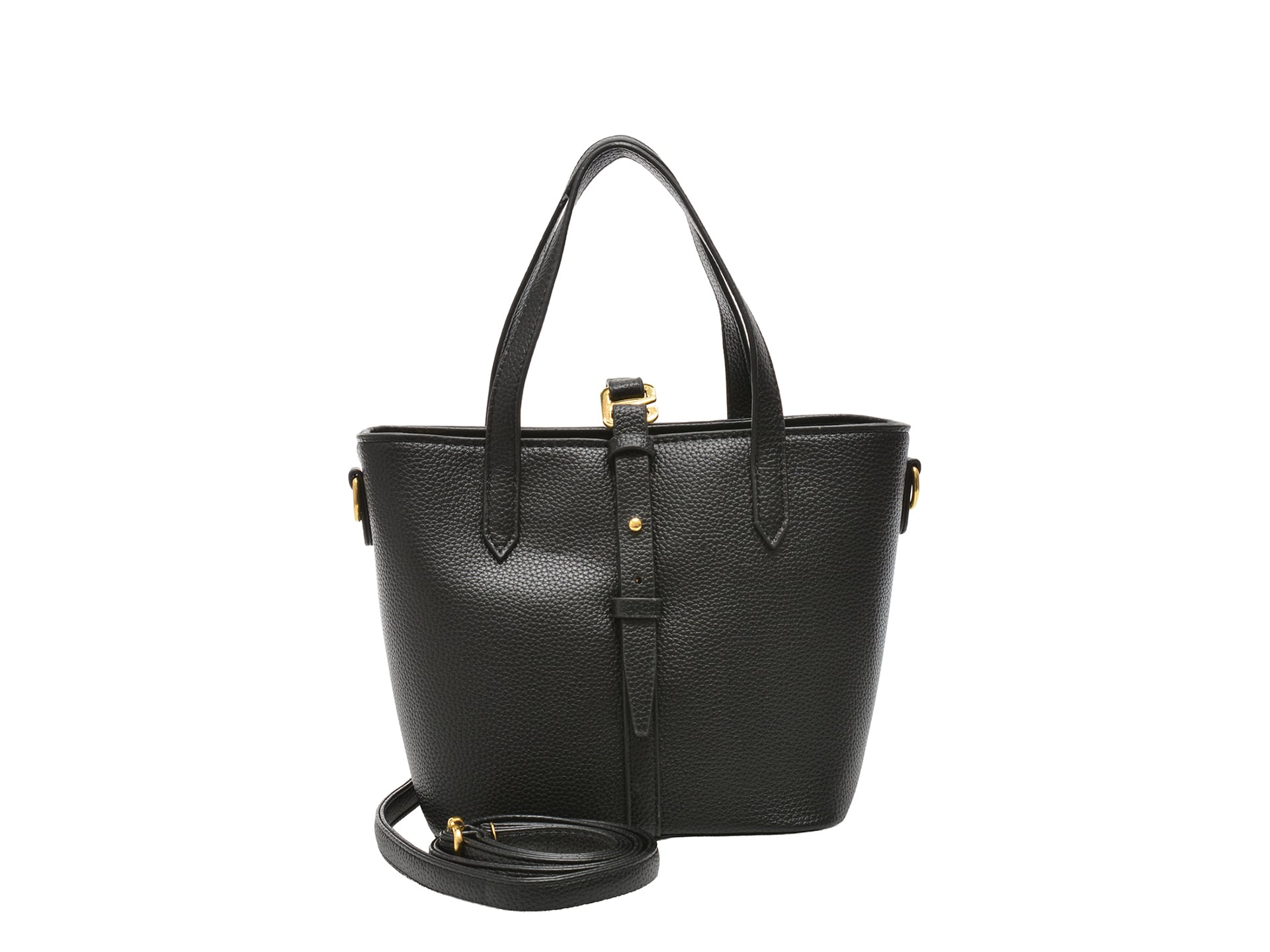 Geanta FLAVIA PASSINI neagra, 6803, din piele ecologica