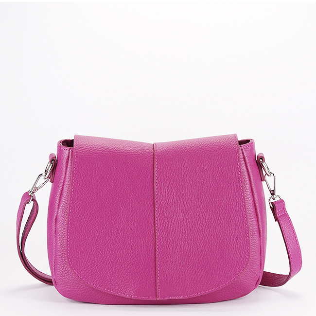 Geanta fucsia din piele naturala 8960 123