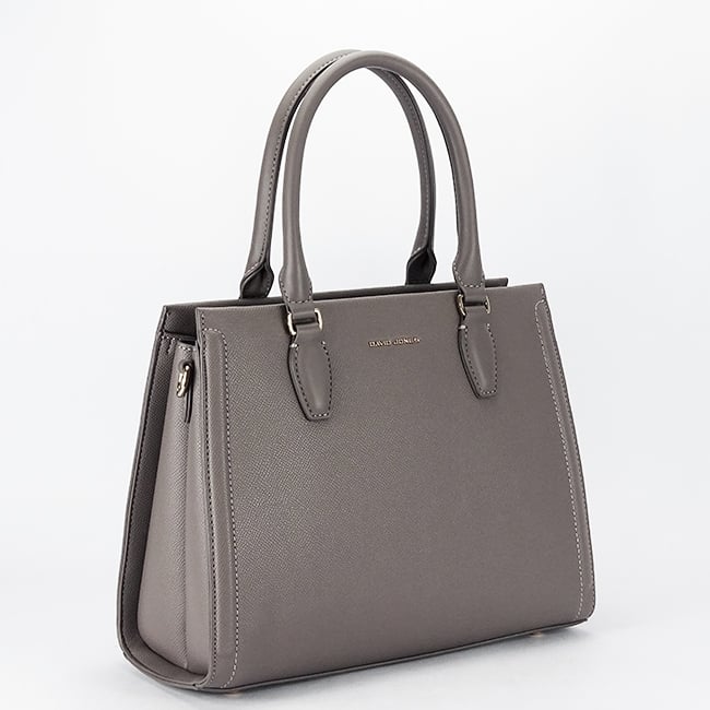 Geanta gri inchis mare David Jones CM7651 16