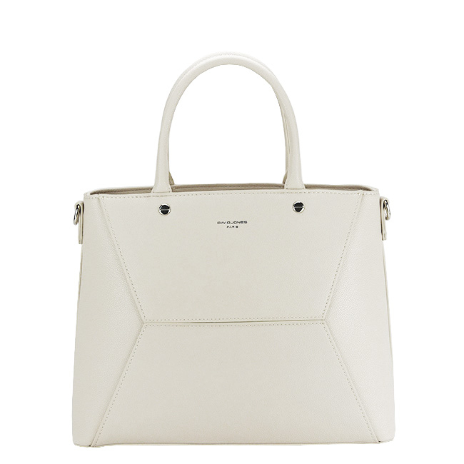Geanta mare crem David Jones CM7033 17
