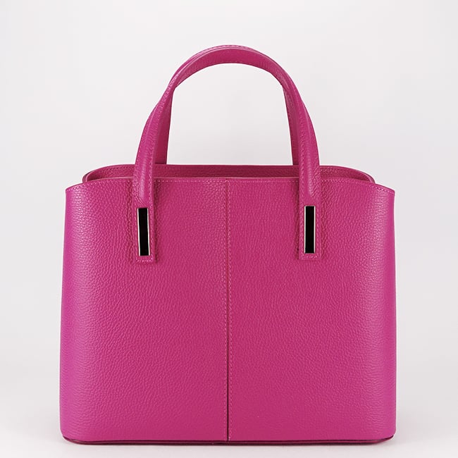 Geanta mare fucsia din piele naturala 8922 M6