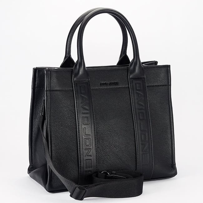 Geanta mare neagra David Jones Paris CM7724-1 16