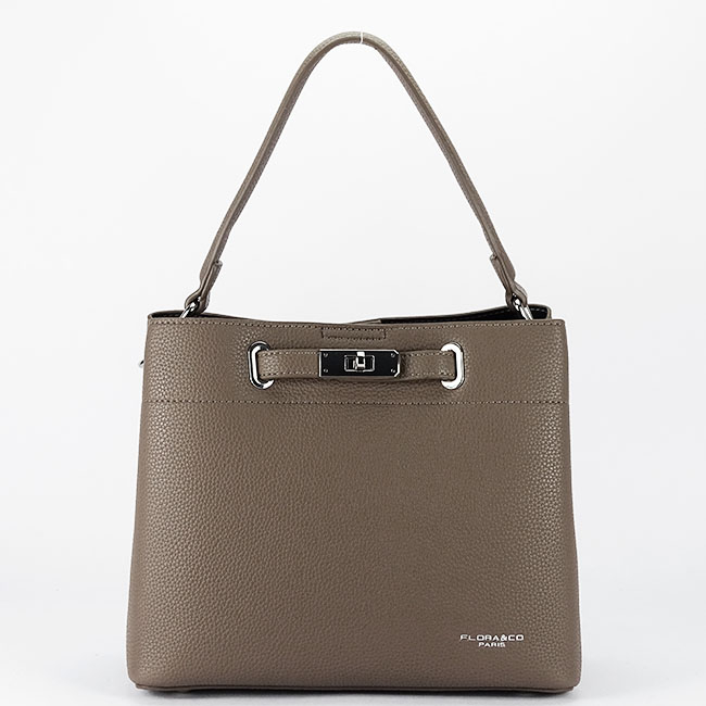 Geanta maro taupe medie FloraCO Paris F8510 M3