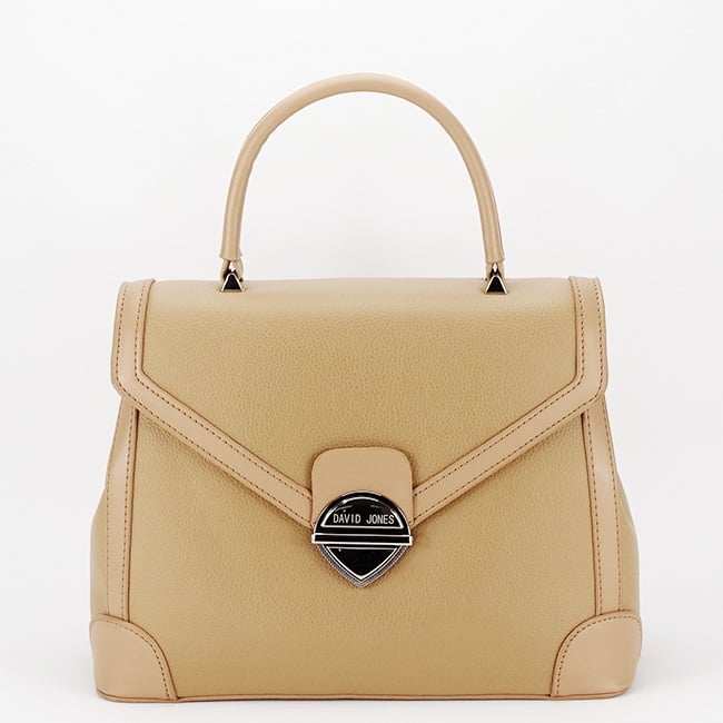 Geanta medie bej David Jones 7058-1 11