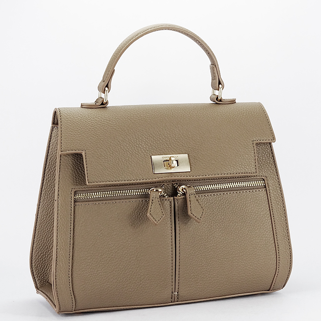 Geanta medie maro taupe DianaCO DHJ823-2 17