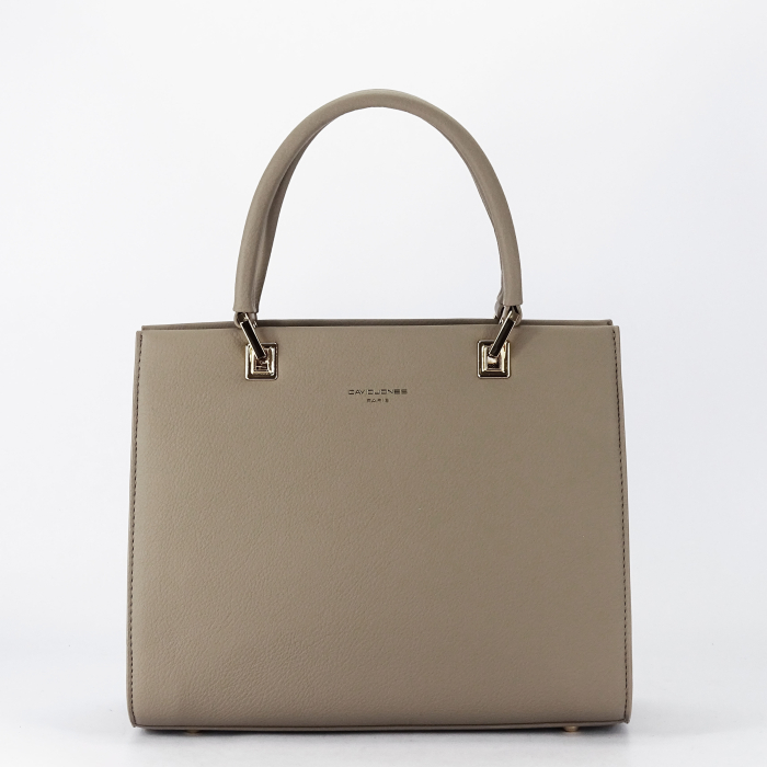 Geanta medie taupe David Jones CM7398-1 12