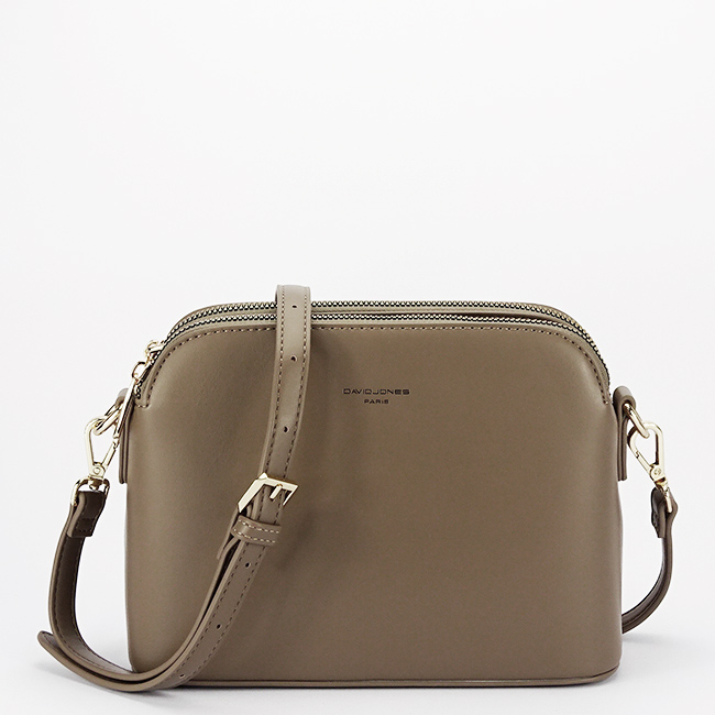 Geanta medie taupe David Jones Paris CM6938 15