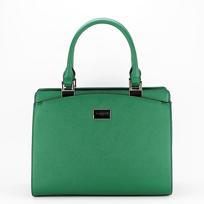 Geanta medie verde Jeffery 13