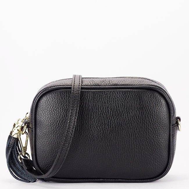 Geanta mica neagra din piele naturala 1533 123