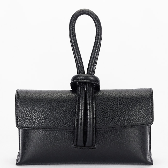 Geanta mica neagra din piele naturala 1732 123