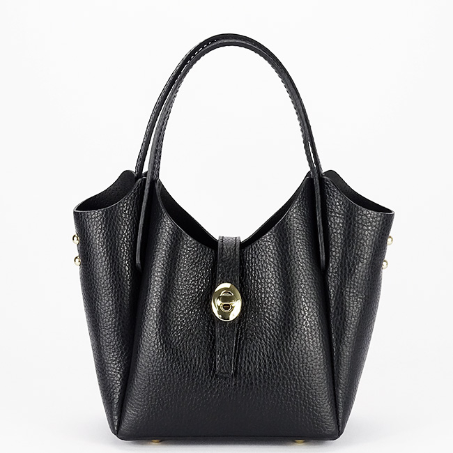 Geanta mica neagra din piele naturala 2057 131