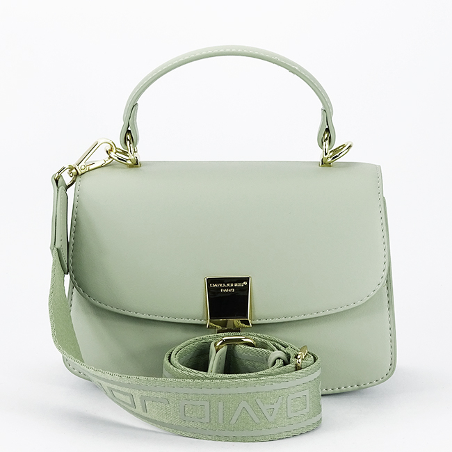 Geanta mica verde deschis David Jones Paris CM7288 14