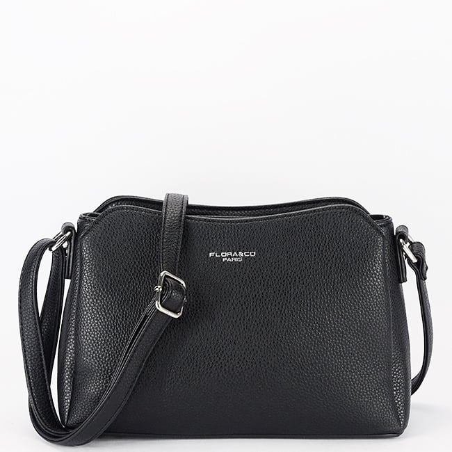 Geanta neagra casual FloraCO Paris F2516 M9