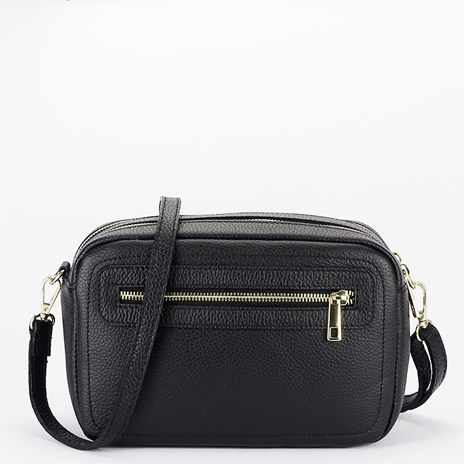 Geanta neagra din piele naturala 8915 124