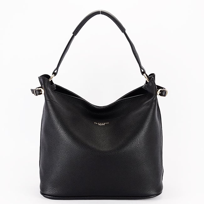 Geanta neagra FloraCO Paris cu borseta detasabila F6966 M11