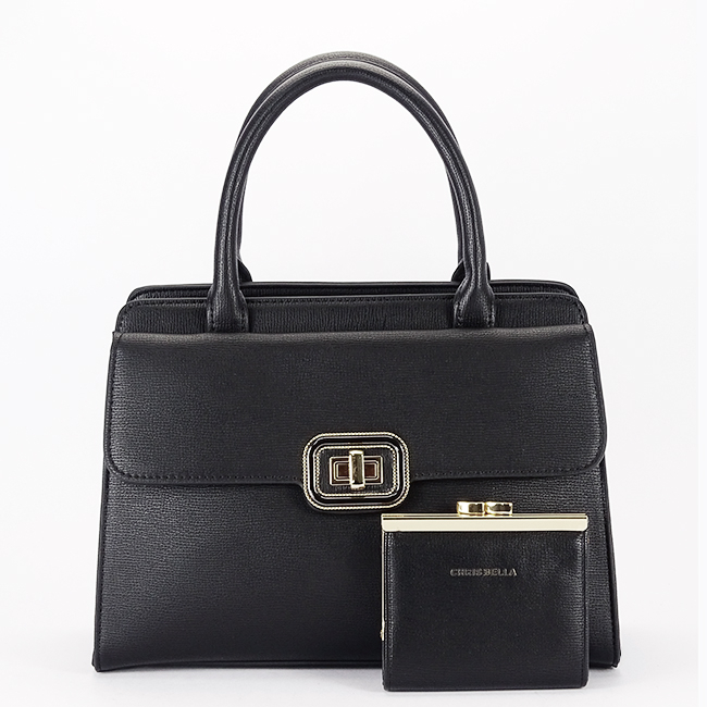 Geanta neagra Premium cu portofel CB2425-2 13