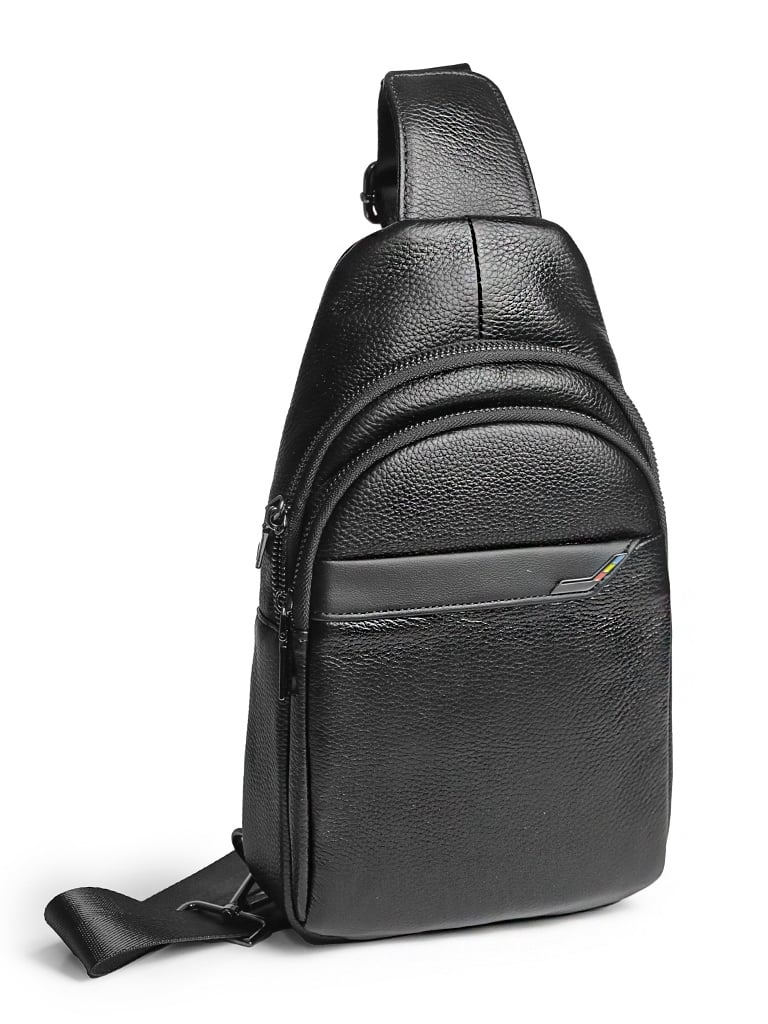 Geanta pentru barbati, 0158, piele naturala, Neagra