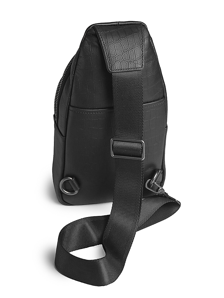 Geanta pentru barbati, 1014B, piele naturala, Neagra - poza 2