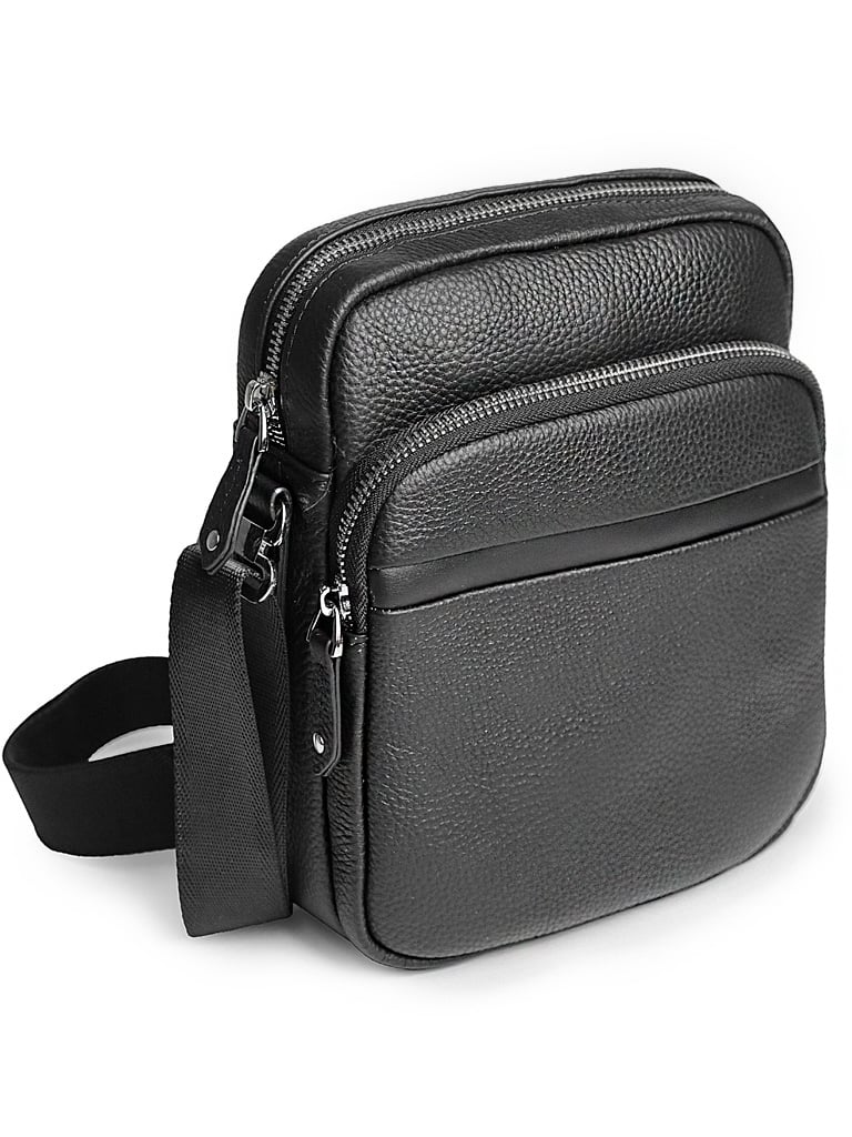 Geanta pentru barbati, 23001, piele naturala, Neagra - poza 1