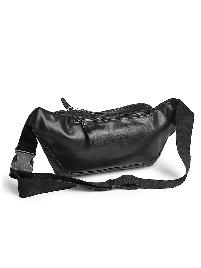 Geanta pentru barbati, 8801, piele naturala, Neagra - poza 2