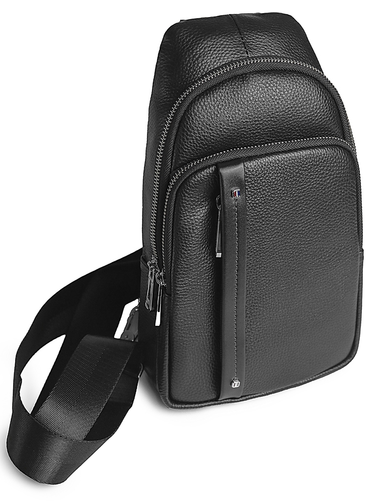 Geanta pentru barbati, 913, piele naturala, Neagra - poza 1