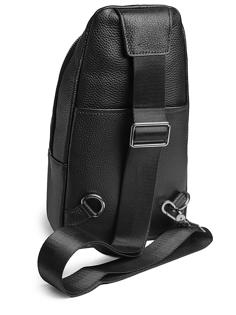 Geanta pentru barbati, 913, piele naturala, Neagra - poza 2