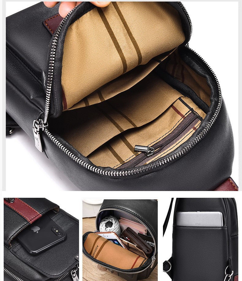 Geanta pentru barbati Apolo GT2215, Negru - poza 3