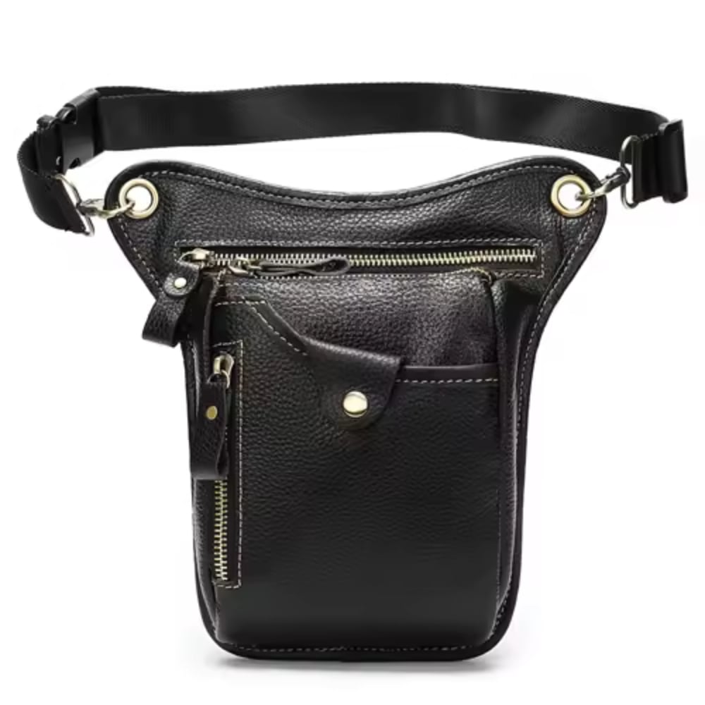 Geanta pentru barbati, Tavix GT3796, piele naturala, Negru - poza 1