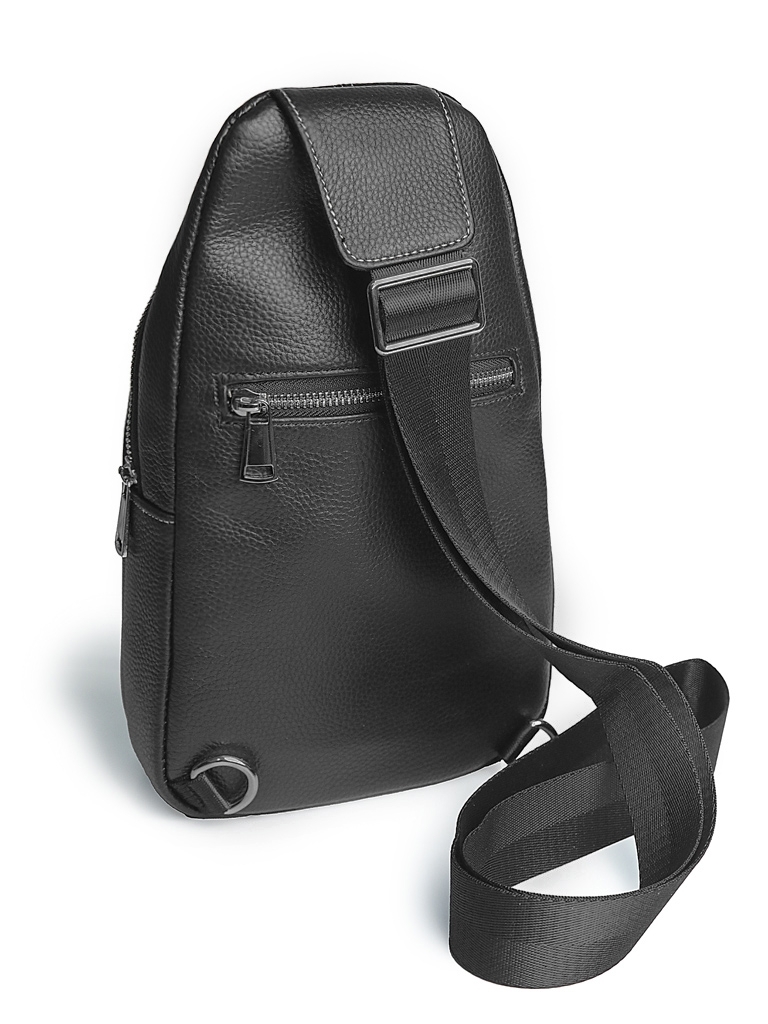 Geanta pentru barbati, X0150, piele naturala, Neagra - poza 2