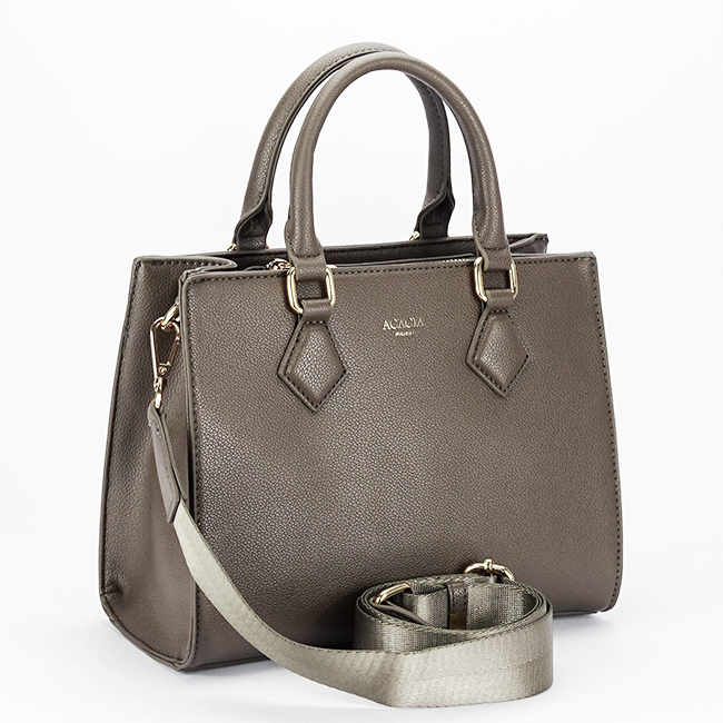 Geanta taupe inchis casual Acacia Paris G-24256 15