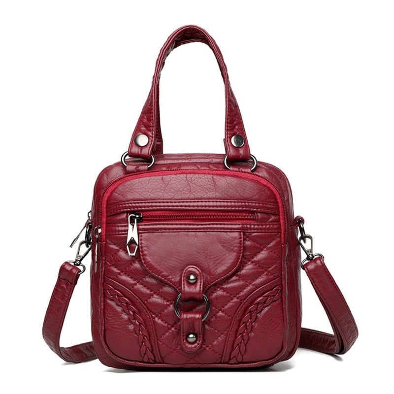 Geanta tip rucsac, Dalila GT2294, Bordo - poza 1
